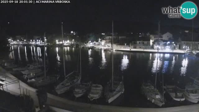 Spletna kamera Vrboska | Otok Hvar | Hrvaška