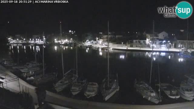 Spletna kamera Vrboska | Otok Hvar | Hrvaška