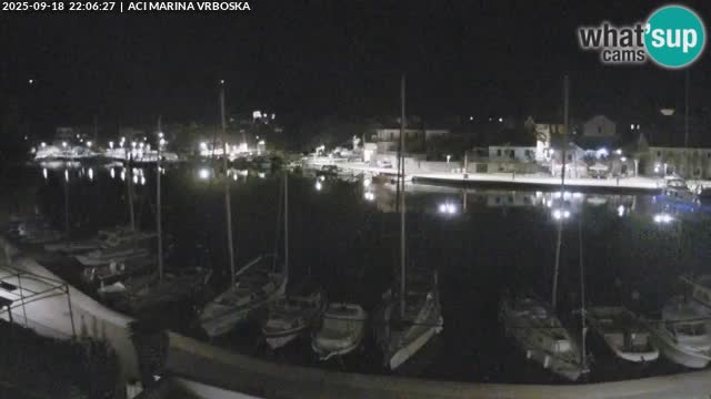Spletna kamera Vrboska | Otok Hvar | Hrvaška