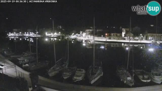 Spletna kamera Vrboska | Otok Hvar | Hrvaška