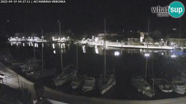 Spletna kamera Vrboska | Otok Hvar | Hrvaška