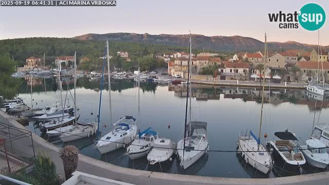 Spletna kamera Vrboska | Otok Hvar | Hrvaška
