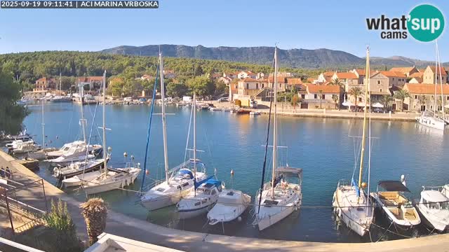 Spletna kamera Vrboska | Otok Hvar | Hrvaška