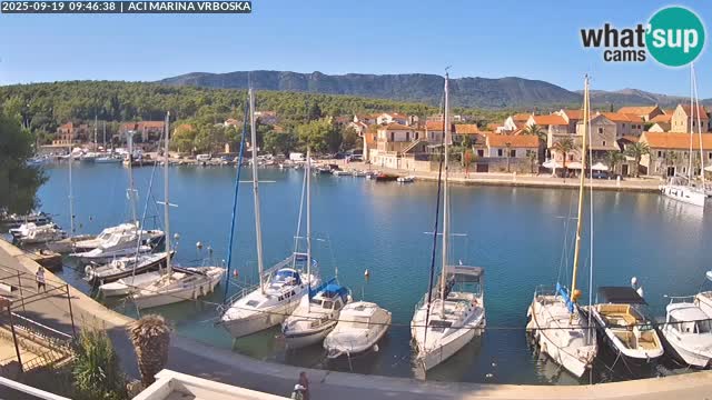 Spletna kamera Vrboska | Otok Hvar | Hrvaška