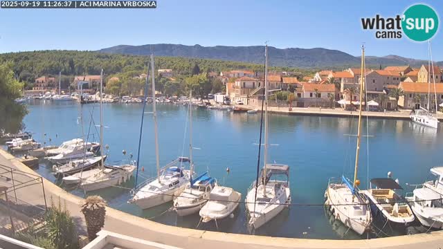 Spletna kamera Vrboska | Otok Hvar | Hrvaška