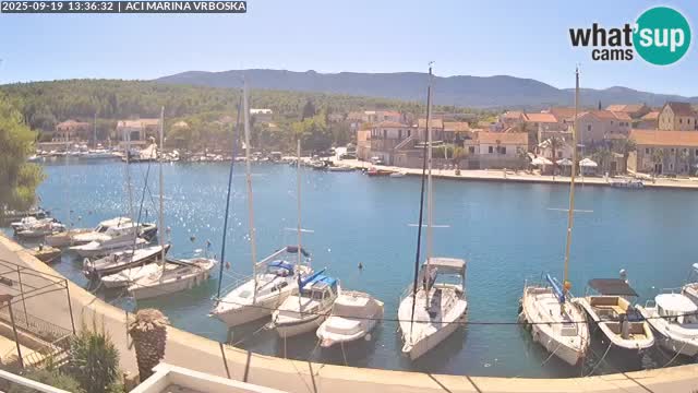 Spletna kamera Vrboska | Otok Hvar | Hrvaška
