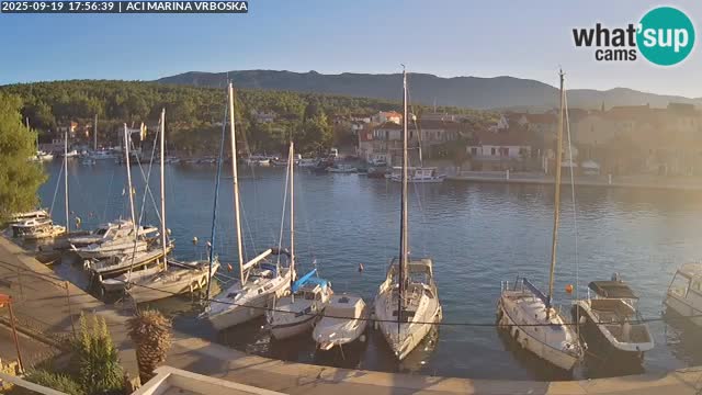 Spletna kamera Vrboska | Otok Hvar | Hrvaška