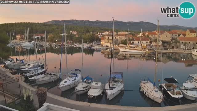 Spletna kamera Vrboska | Otok Hvar | Hrvaška