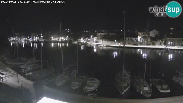 Spletna kamera Vrboska | Otok Hvar | Hrvaška