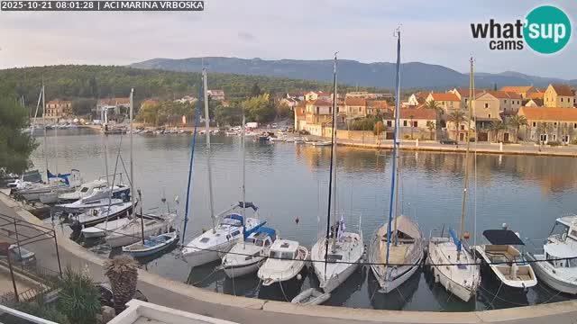 Spletna kamera Vrboska | Otok Hvar | Hrvaška