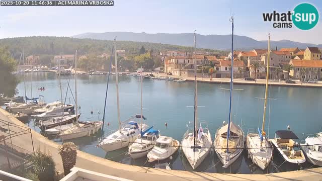 Spletna kamera Vrboska | Otok Hvar | Hrvaška