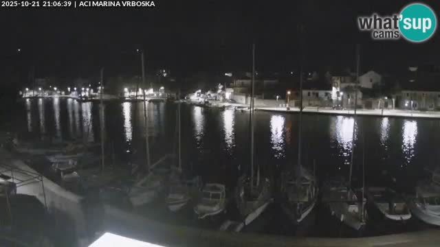 Spletna kamera Vrboska | Otok Hvar | Hrvaška