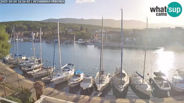 Spletna kamera Vrboska | Otok Hvar | Hrvaška