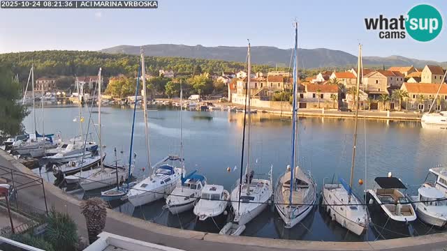 Spletna kamera Vrboska | Otok Hvar | Hrvaška