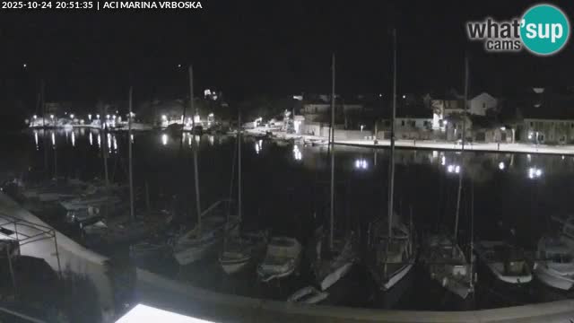 Spletna kamera Vrboska | Otok Hvar | Hrvaška