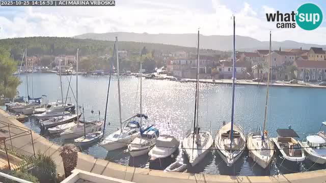Spletna kamera Vrboska | Otok Hvar | Hrvaška