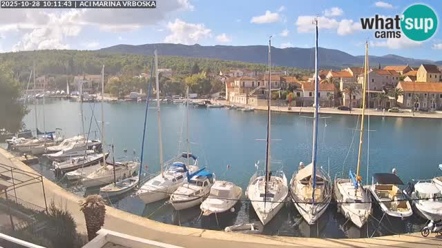 Spletna kamera Vrboska | Otok Hvar | Hrvaška