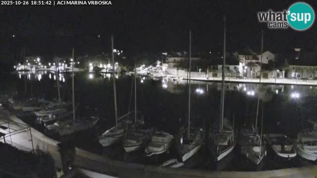 Spletna kamera Vrboska | Otok Hvar | Hrvaška