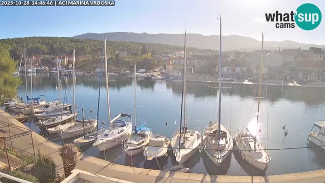 Spletna kamera Vrboska | Otok Hvar | Hrvaška