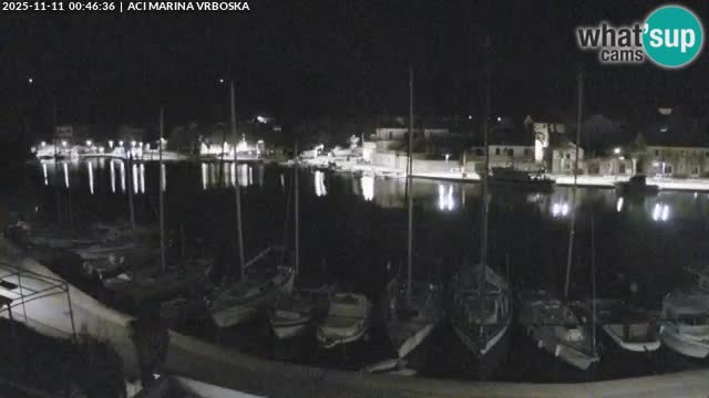 Spletna kamera Vrboska | Otok Hvar | Hrvaška