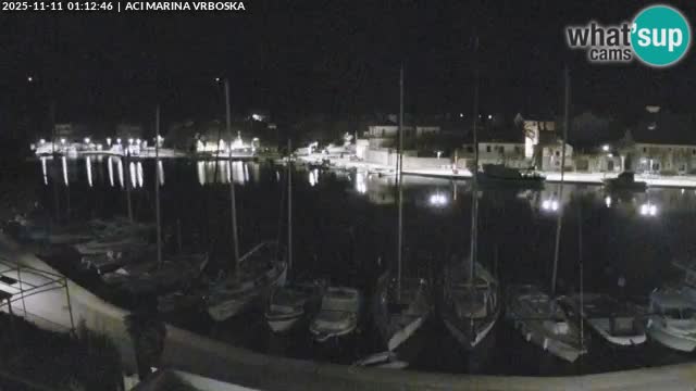 Spletna kamera Vrboska | Otok Hvar | Hrvaška