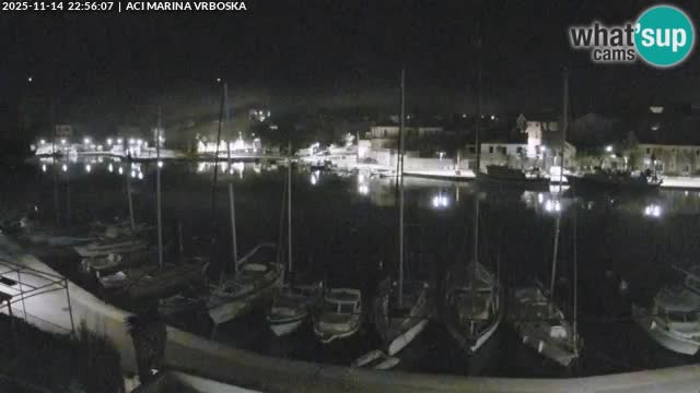 Spletna kamera Vrboska | Otok Hvar | Hrvaška