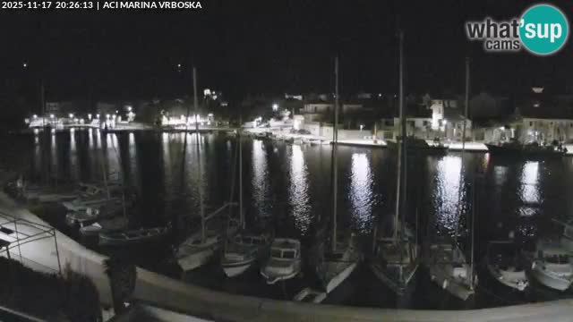 Spletna kamera Vrboska | Otok Hvar | Hrvaška