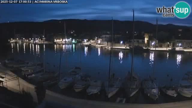 Spletna kamera Vrboska | Otok Hvar | Hrvaška