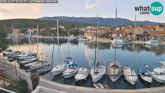 Spletna kamera Vrboska | Otok Hvar | Hrvaška