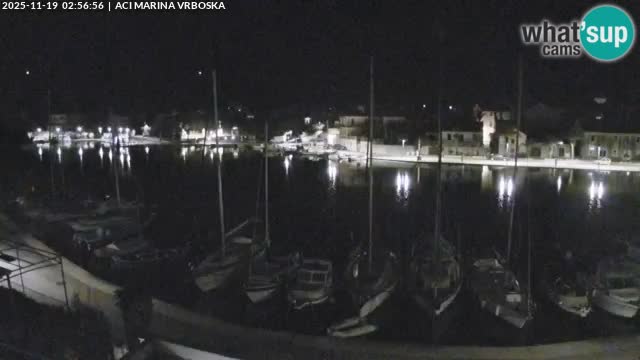 Spletna kamera Vrboska | Otok Hvar | Hrvaška