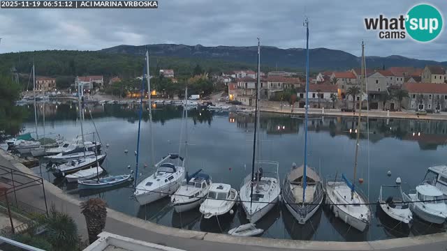 Spletna kamera Vrboska | Otok Hvar | Hrvaška