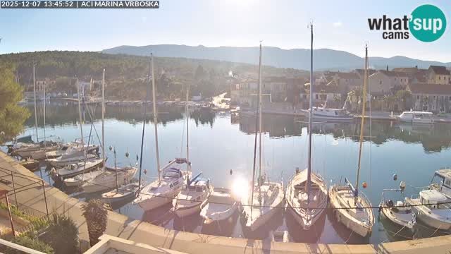 Spletna kamera Vrboska | Otok Hvar | Hrvaška