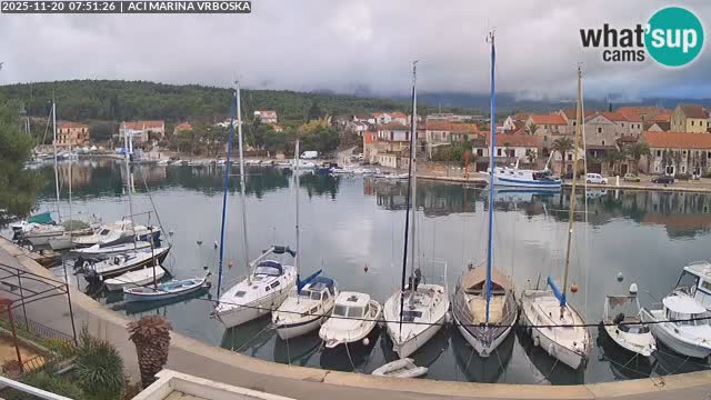Spletna kamera Vrboska | Otok Hvar | Hrvaška