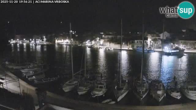 Spletna kamera Vrboska | Otok Hvar | Hrvaška