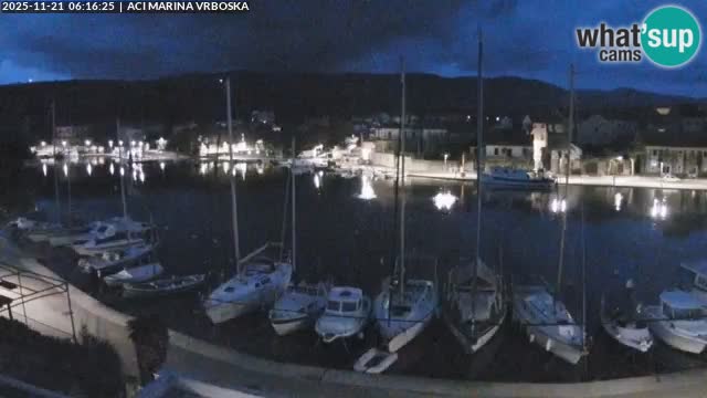 Spletna kamera Vrboska | Otok Hvar | Hrvaška