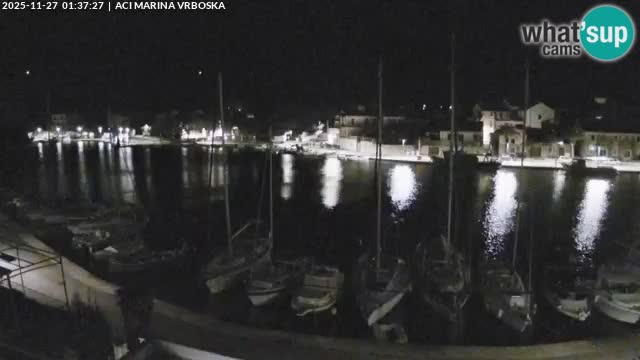 Spletna kamera Vrboska | Otok Hvar | Hrvaška