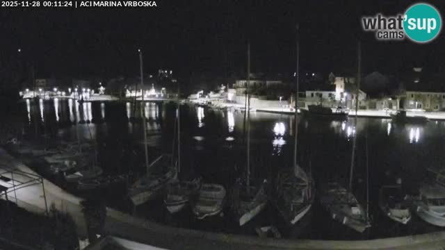 Spletna kamera Vrboska | Otok Hvar | Hrvaška