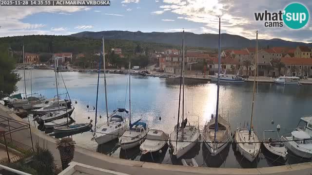 Spletna kamera Vrboska | Otok Hvar | Hrvaška