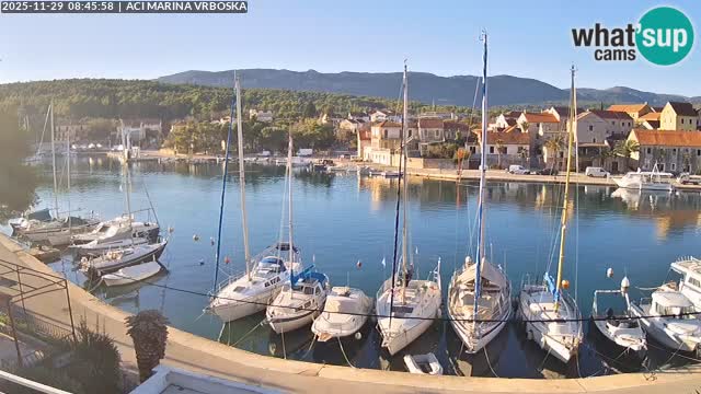 Spletna kamera Vrboska | Otok Hvar | Hrvaška