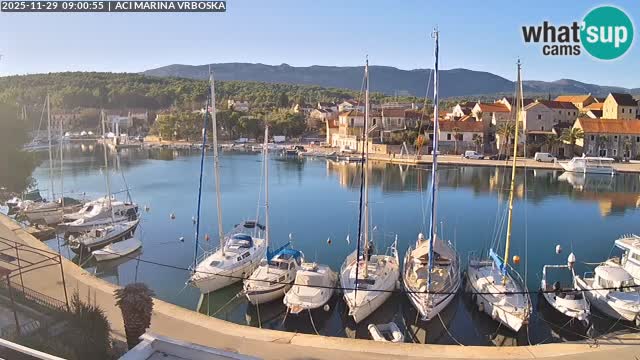Spletna kamera Vrboska | Otok Hvar | Hrvaška
