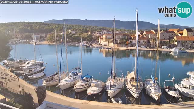Spletna kamera Vrboska | Otok Hvar | Hrvaška