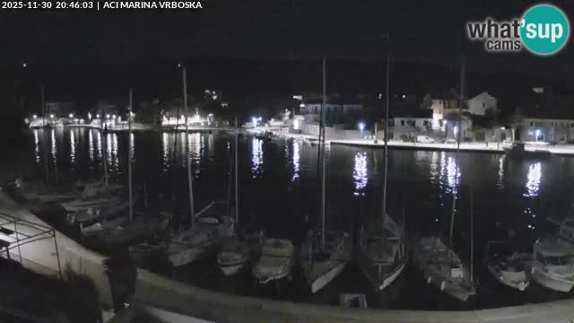 Spletna kamera Vrboska | Otok Hvar | Hrvaška