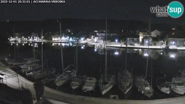 Spletna kamera Vrboska | Otok Hvar | Hrvaška
