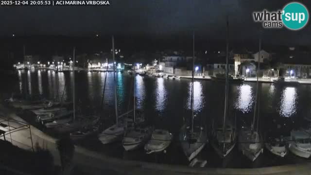 Spletna kamera Vrboska | Otok Hvar | Hrvaška