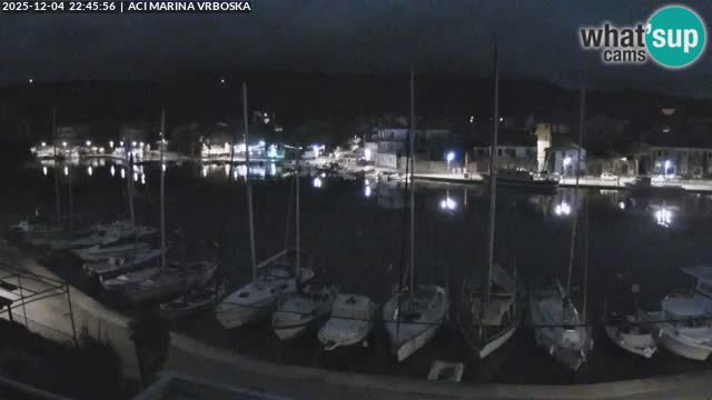 Spletna kamera Vrboska | Otok Hvar | Hrvaška