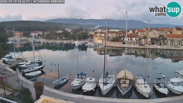 Spletna kamera Vrboska | Otok Hvar | Hrvaška