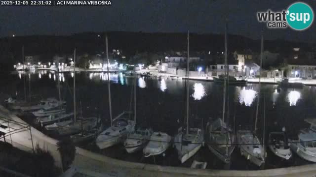 Spletna kamera Vrboska | Otok Hvar | Hrvaška