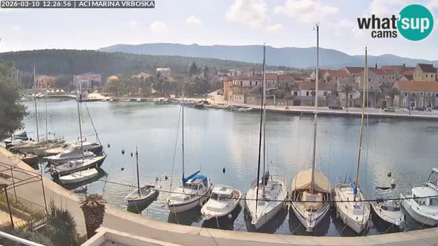 Spletna kamera Vrboska | Otok Hvar | Hrvaška