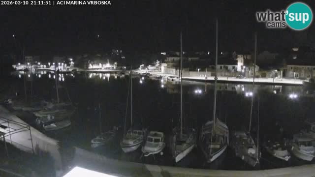 Spletna kamera Vrboska | Otok Hvar | Hrvaška