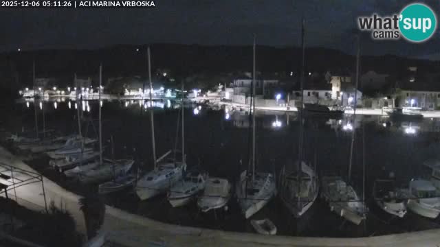 Spletna kamera Vrboska | Otok Hvar | Hrvaška